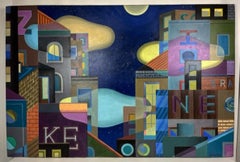 Escena Urbana - Óleo sobre tela - Año: 1998.