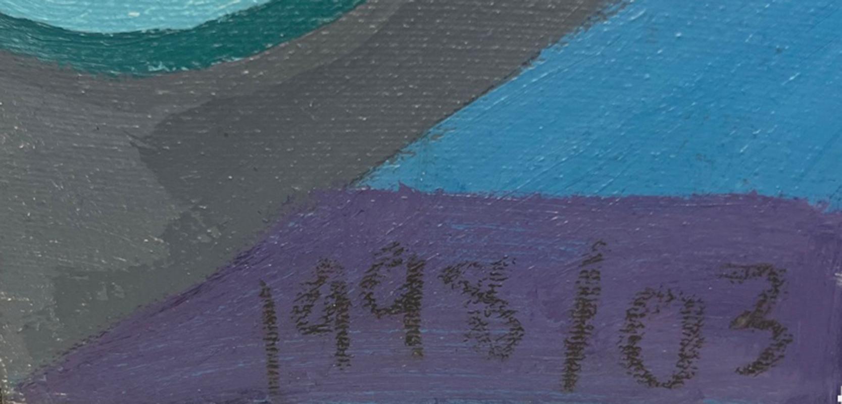Escena Urbana - Óleo sobre tela - Jahr: 1998. (Schwarz), Landscape Painting, von Philipe Stanton