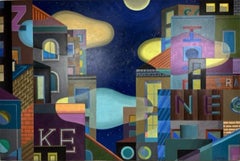 Escena Urbana - Óleo sobre tela - Jahr: 1998.