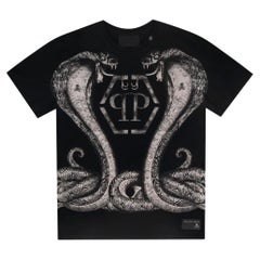 Philipp Gotta T-shirt « Feeling Snake » en coton orné de cristaux