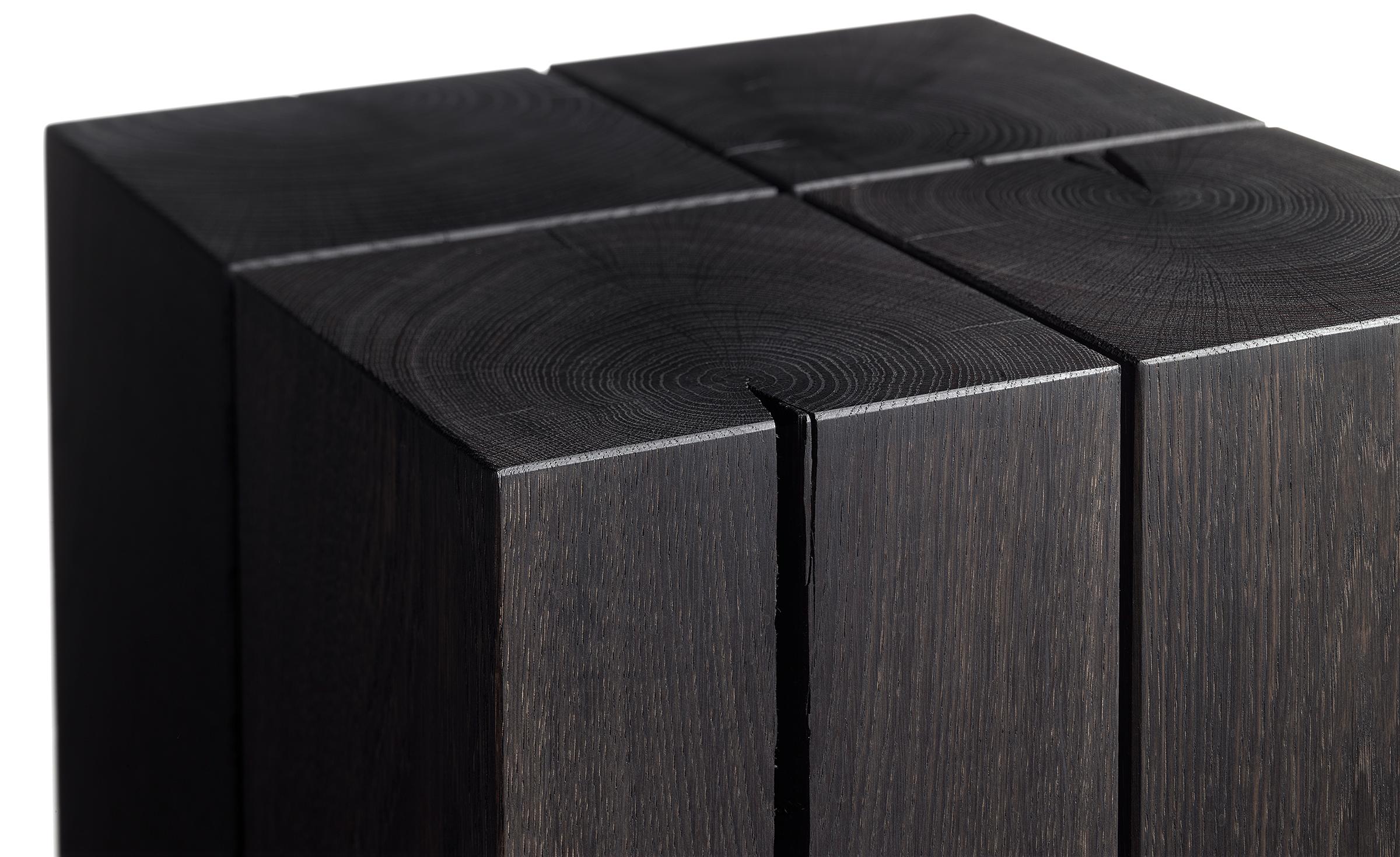 Philipp Mainzer Backenzahn Black Oak Side Table for E15 4