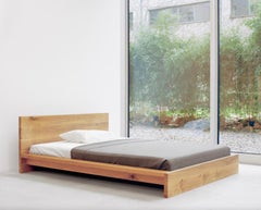 Letto Kingsize 'SL02 MO' di Philipp Mainzer in rovere massiccio europeo per e15