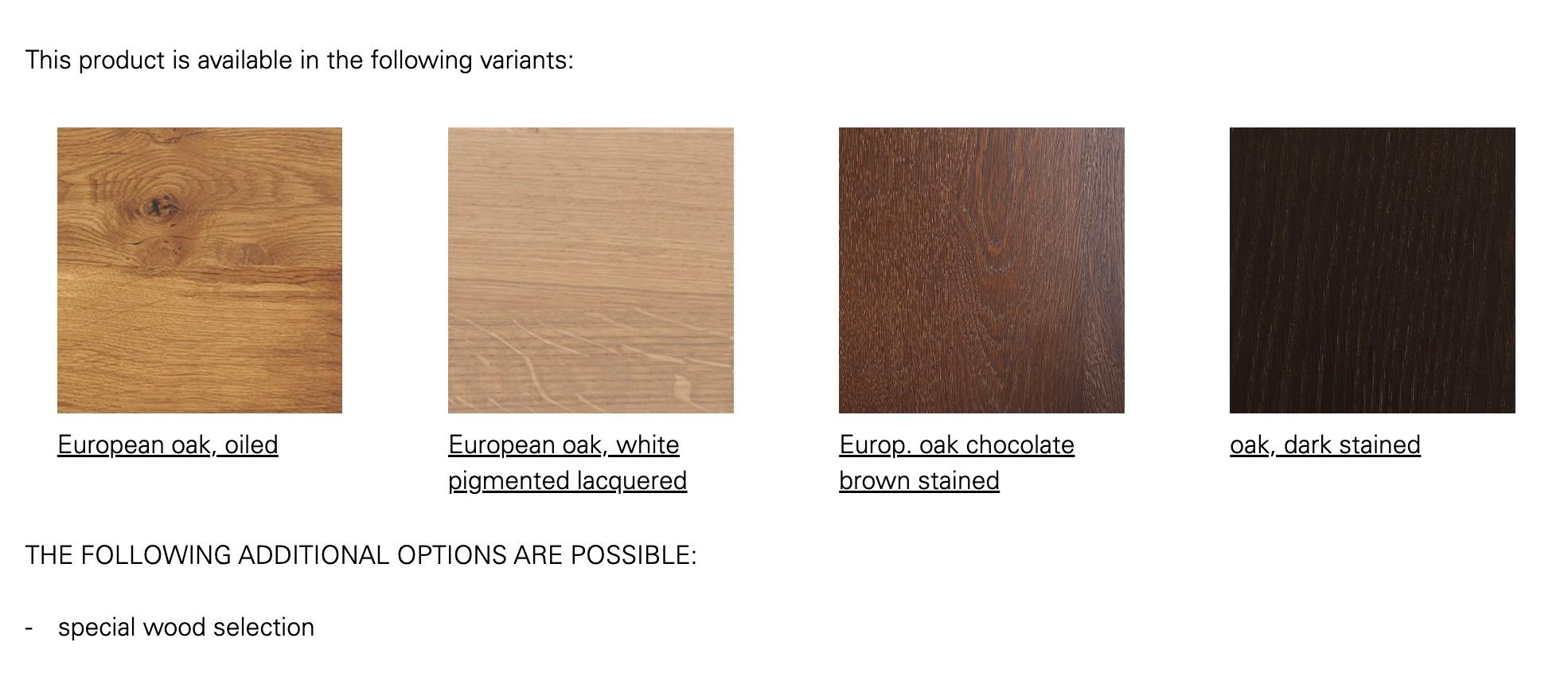 Tedesco Tavolo Philipp Mainzer 'ZEHN' da 240 cm in massello di Oak europeo per e15 in vendita