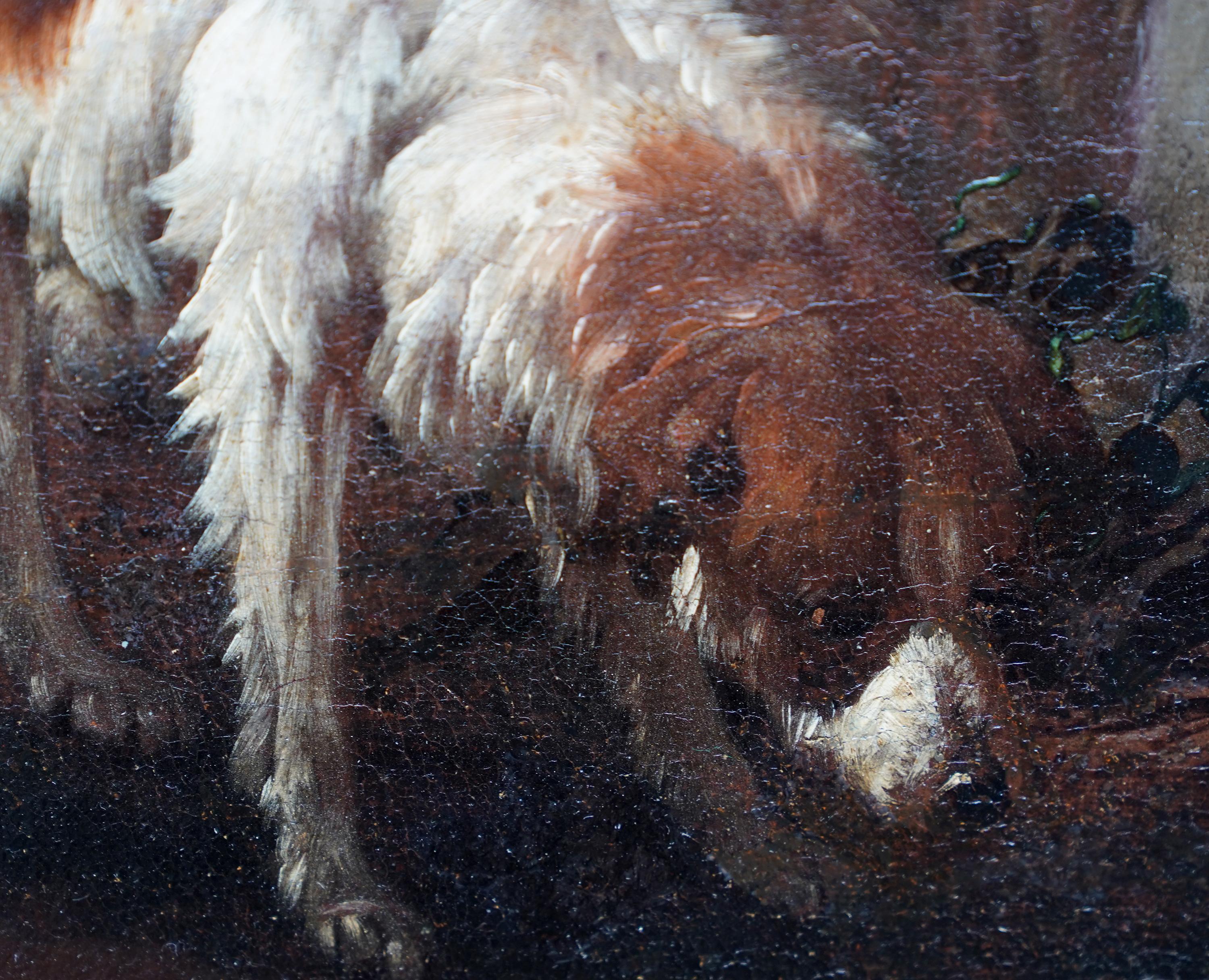 Pastoral-Szene mit Hirten und Tieren – Ölgemälde eines alten Meisters, um 1700 im Angebot 1