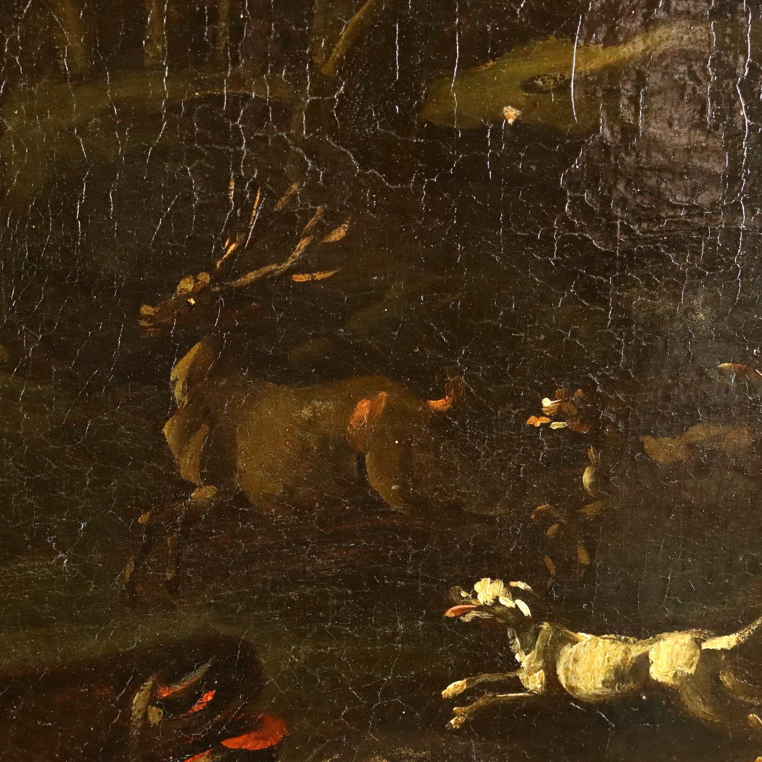 Scène de chasse, XVIIIe siècle en vente 8