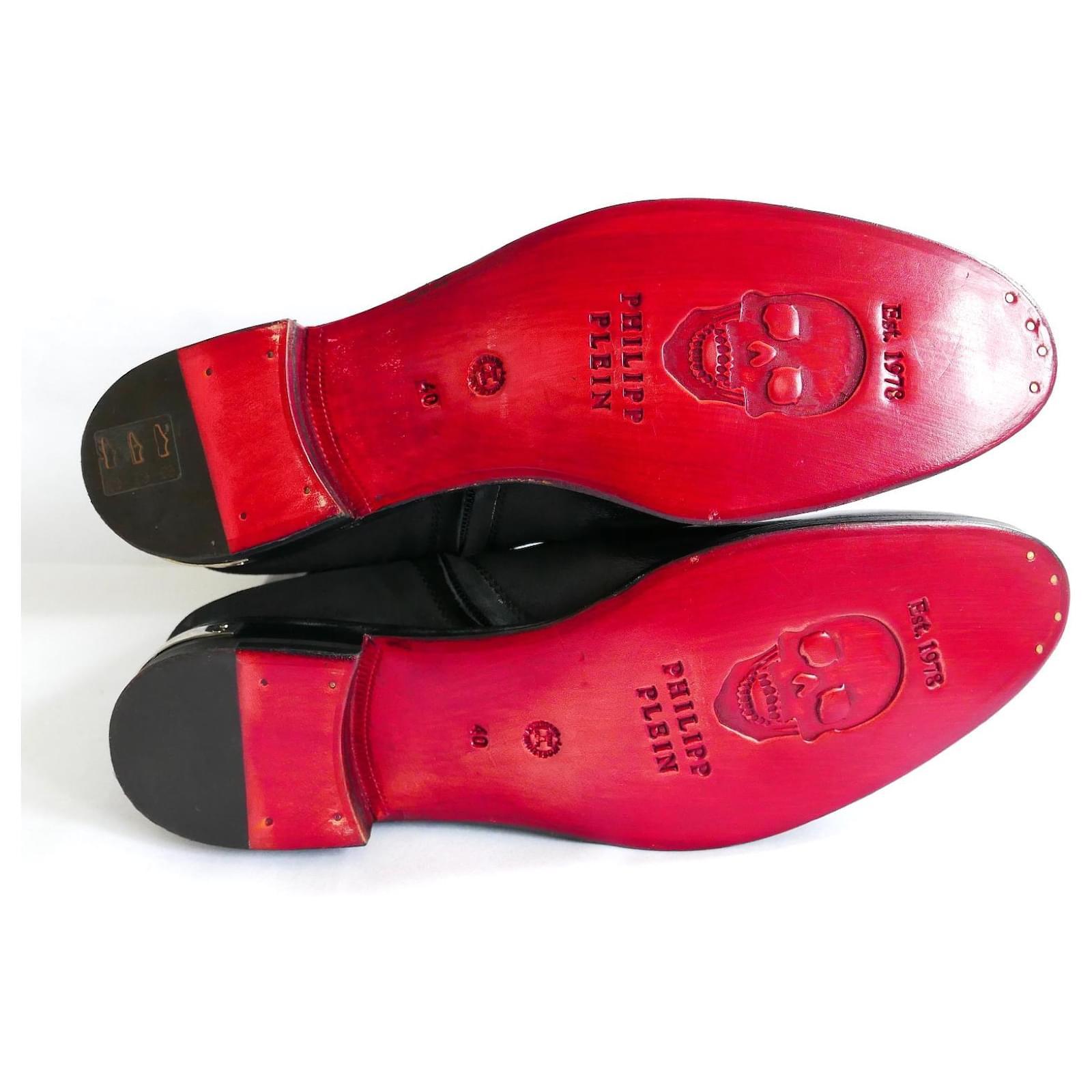 Philipp Plein Black Ombre Leather Boots For Sale 2