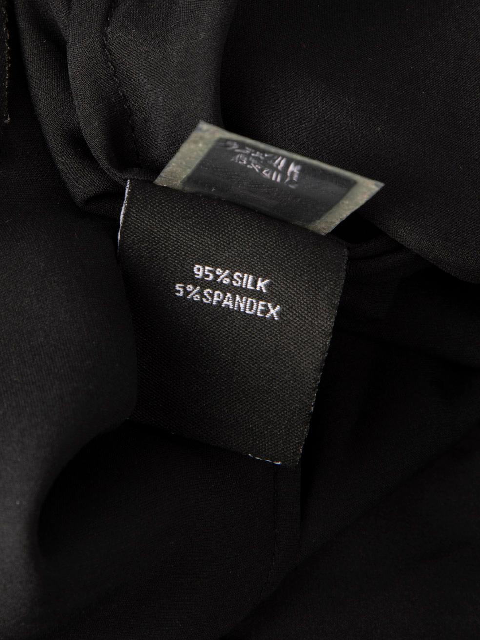 Philipp Plein - Mini robe en soie noire avec ornements Taille S en vente 5
