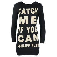 Philipp Plein Couture Crystal Embellished Knitted Mini Dress Small