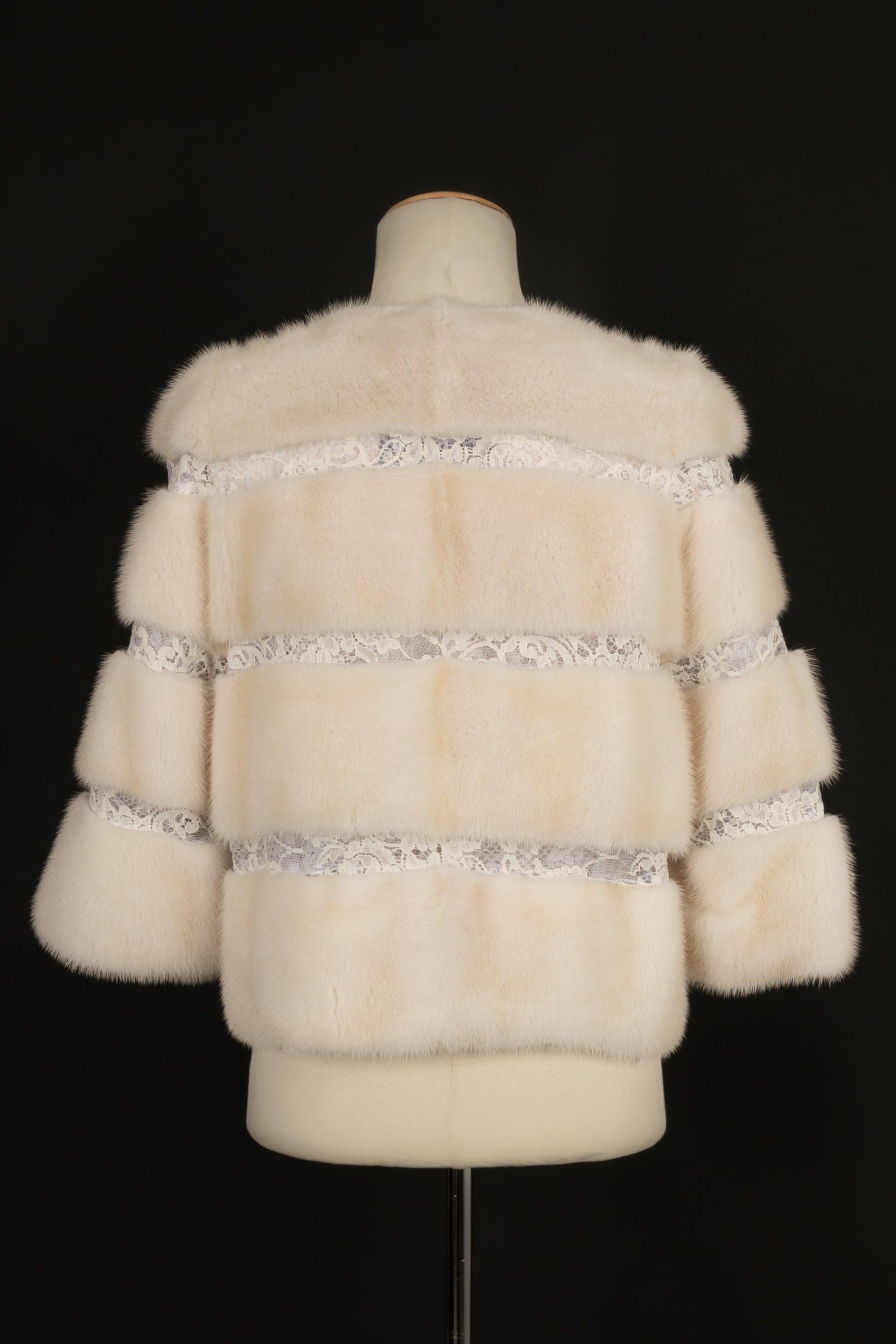 Philipp Plein Couture Fur Coat In Excellent Condition In SAINT-OUEN-SUR-SEINE, FR