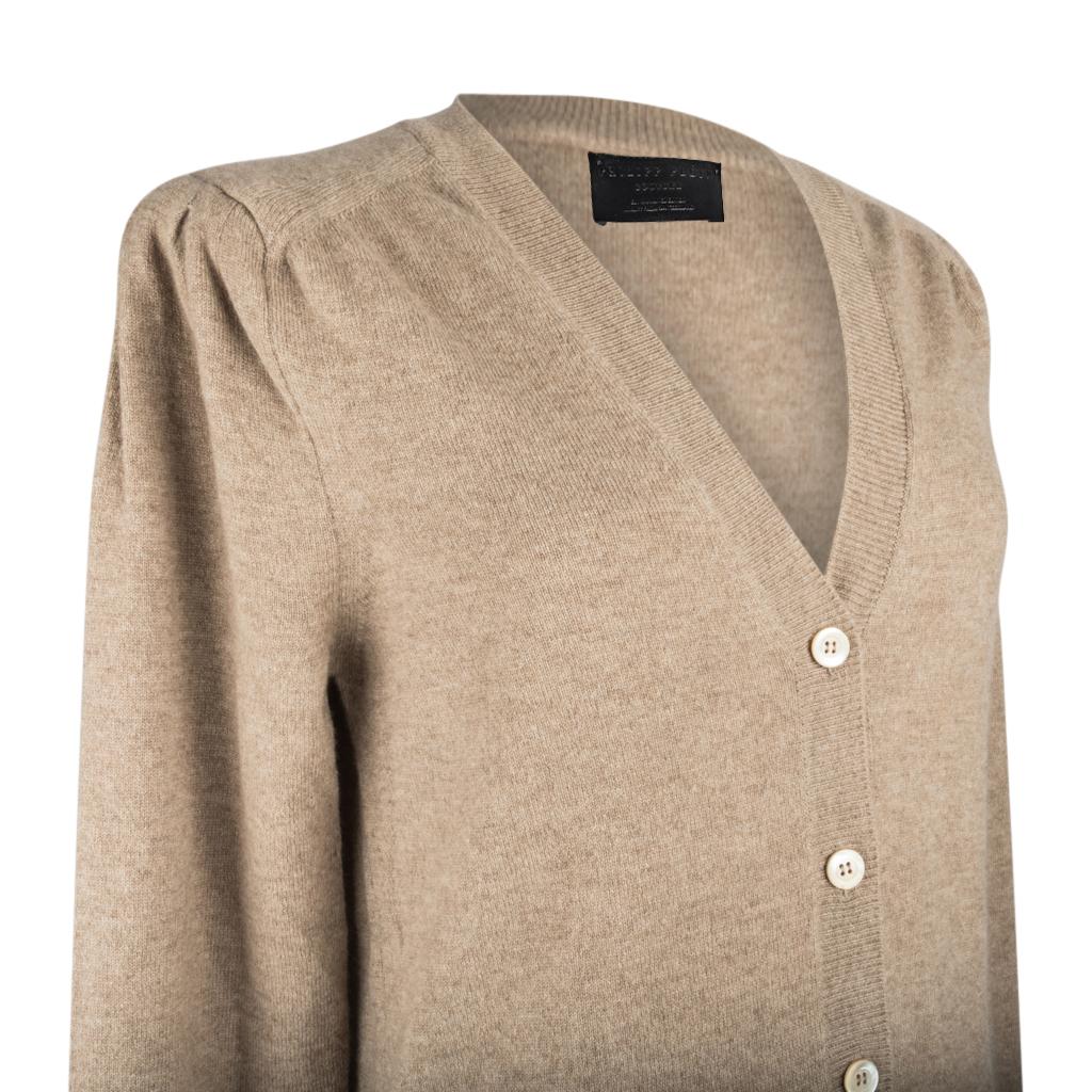 Philipp Plein Couture Sweater  Cashmere Cardigan  Embellished Rear Skull  M In Excellent Condition For Sale In Miami, FL