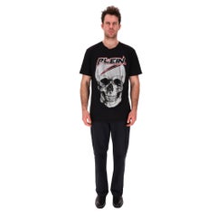 Philipp Plein - T-shirt avec logo tête de mort orné de cristaux
