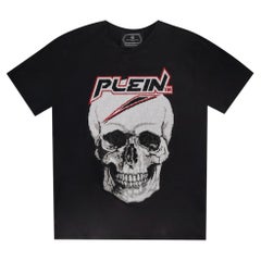 Philipp Plein - T-shirt avec logo tête de mort orné de cristaux
