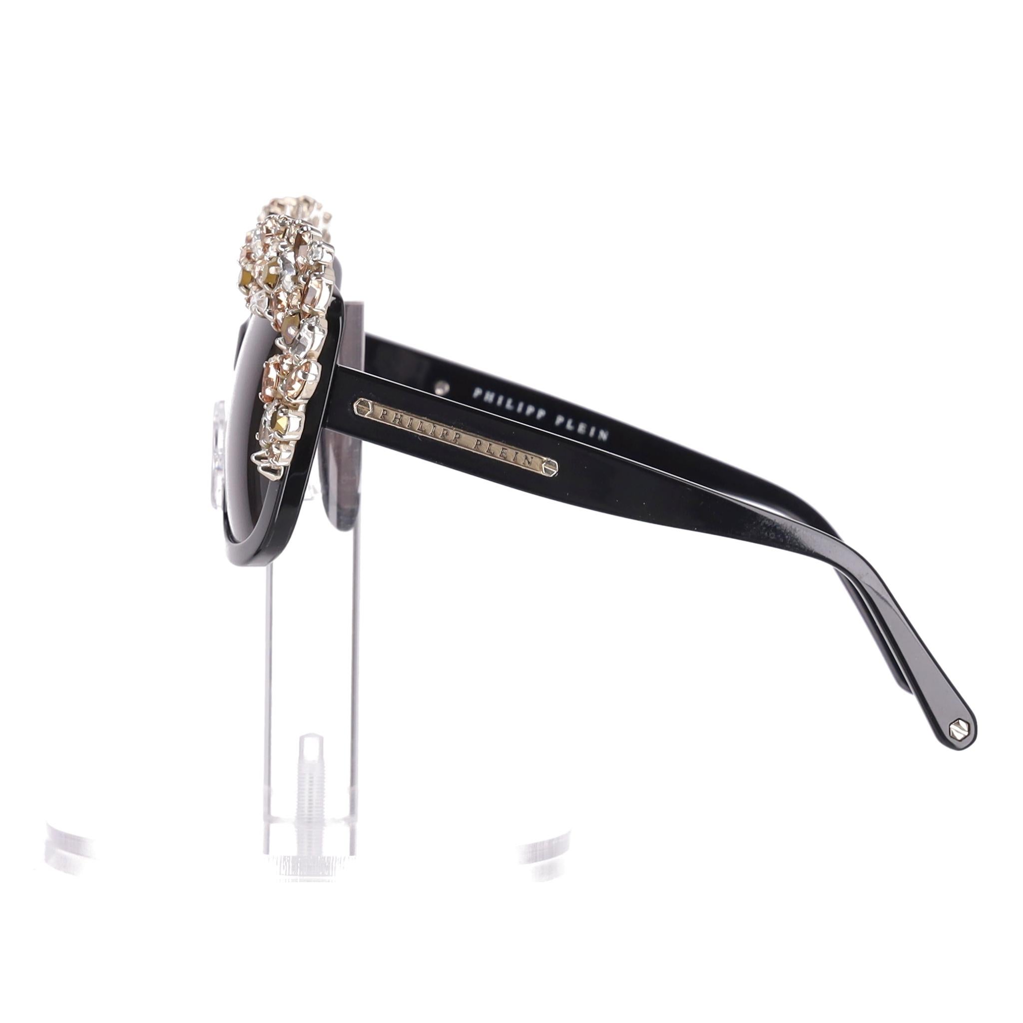 Philipp Plein Crystal Sunglasses In Excellent Condition For Sale In London, GB