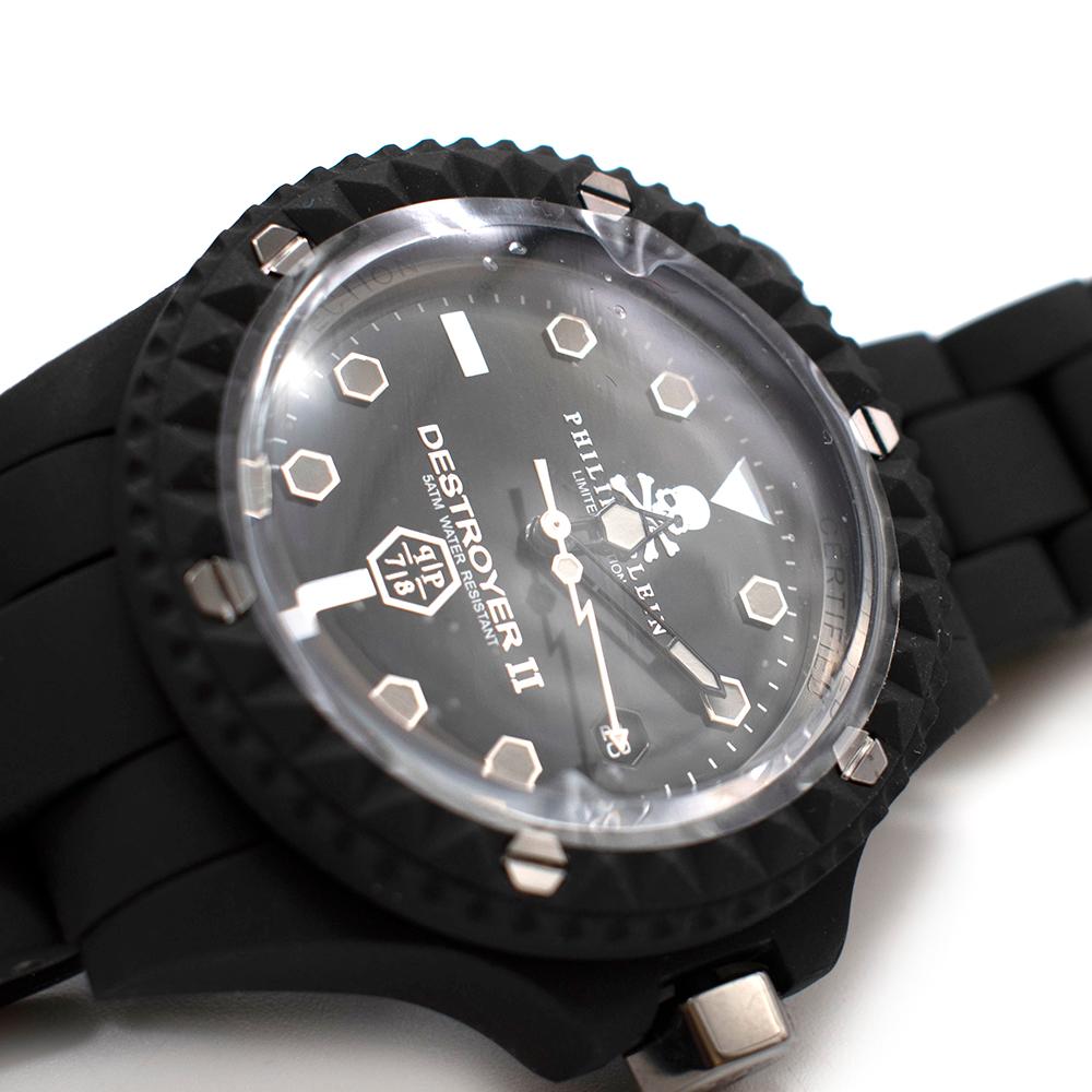 Philipp Plein Destroyer II Focus Black Matte Watch 3