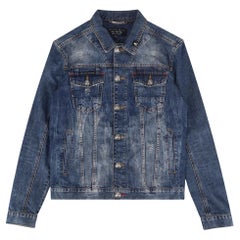 Philipp Plein Distressed Denim Jacket