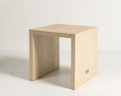 Philipp Plein Handmade Crocodile Embossed Leather Table, Germany