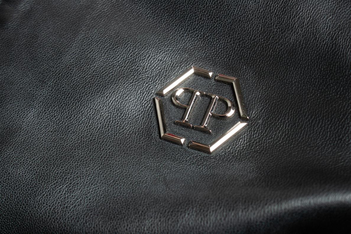 Philipp Plein, leather bomber jacket 1