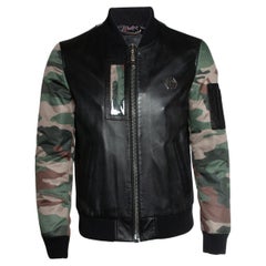 Philipp Plein, leather bomber jacket