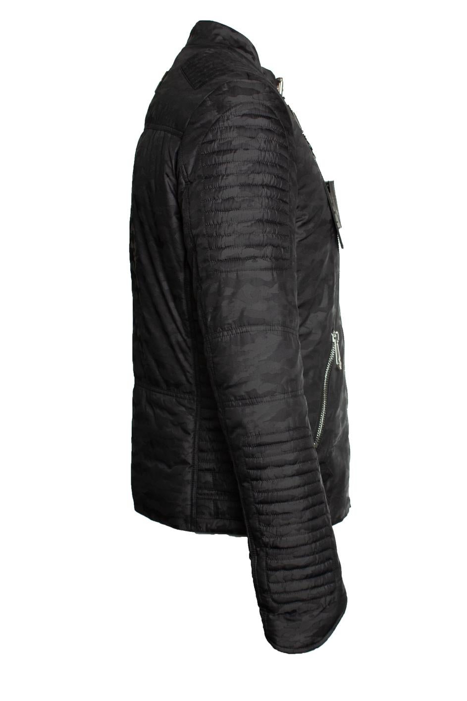 Philipp Plein, quilted biker jacket In New Condition For Sale In AMSTERDAM, NL
