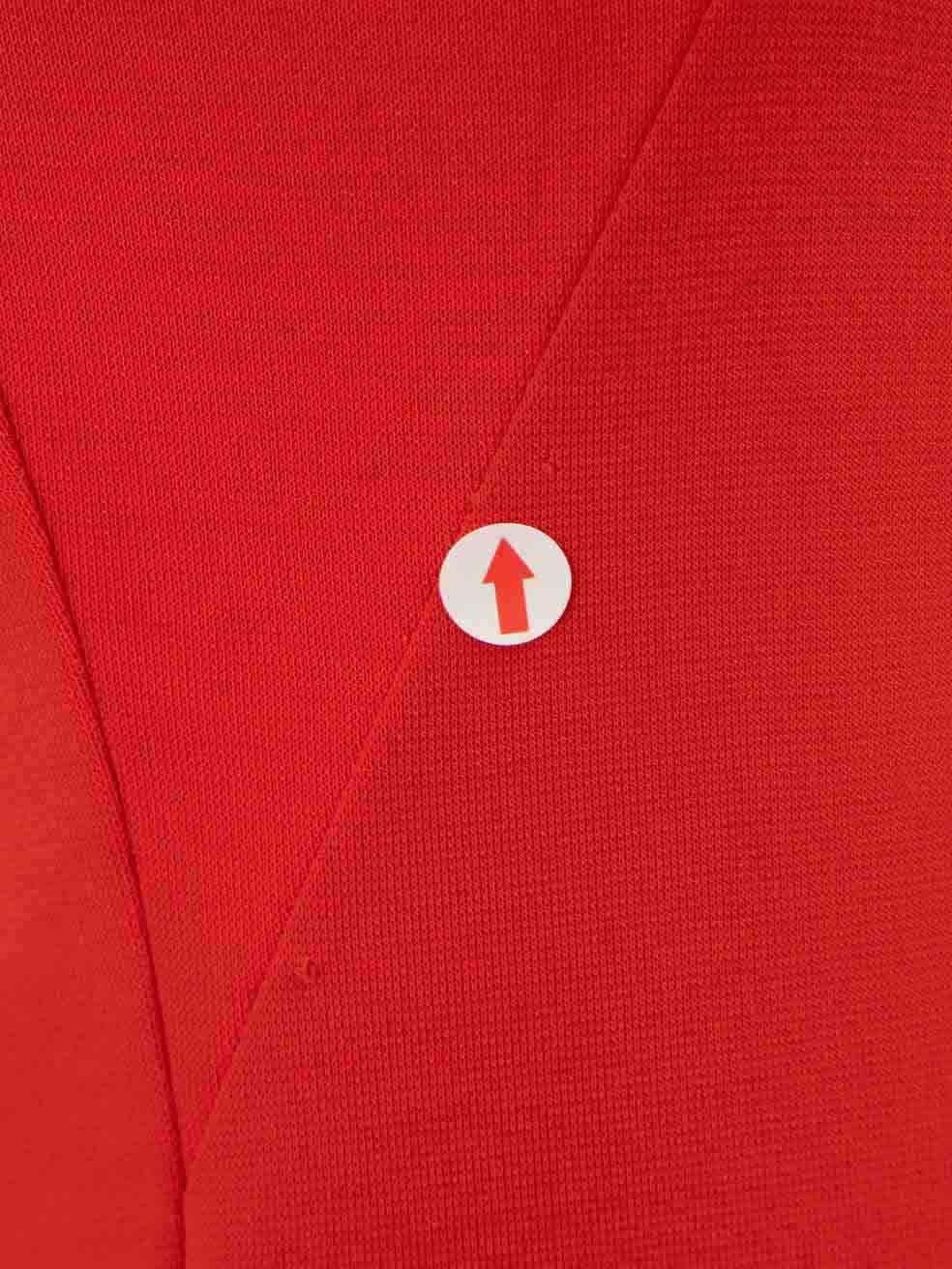 Philipp Plein rouge mini-robe évasée sans manches, taille M en vente 3