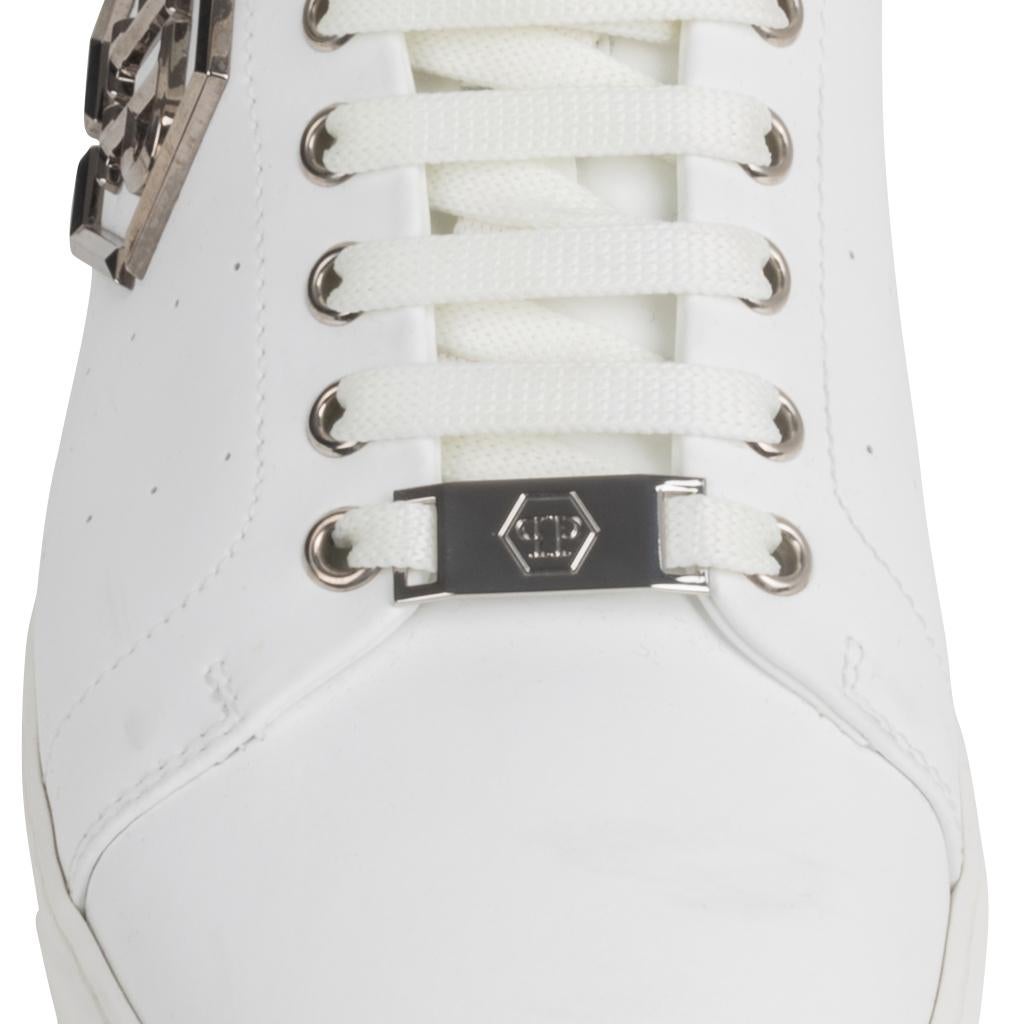 Philipp Plein Shoe Men's White Simpson Sneaker 42 / 9 3