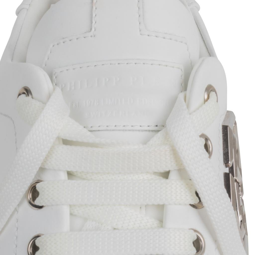 Philipp Plein Shoe Men's White Simpson Sneaker 42 / 9 4
