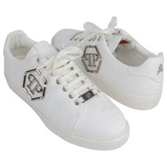 Philipp Plein Shoe Men
s White Simpson Sneaker 42 / 9