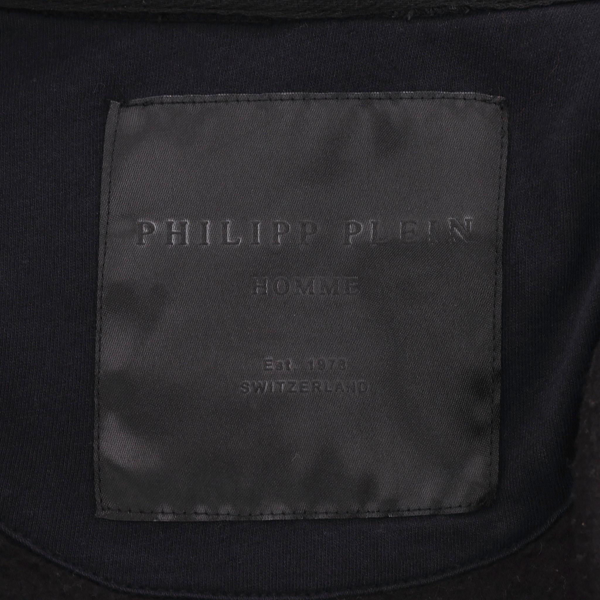 Philipp Plein Skull Detail Hooded Sweatshirt For Sale 3