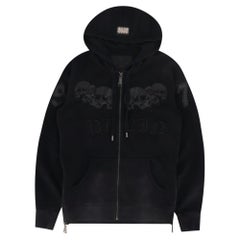 Philipp Plein Skull Detail Hooded Sweatshirt
