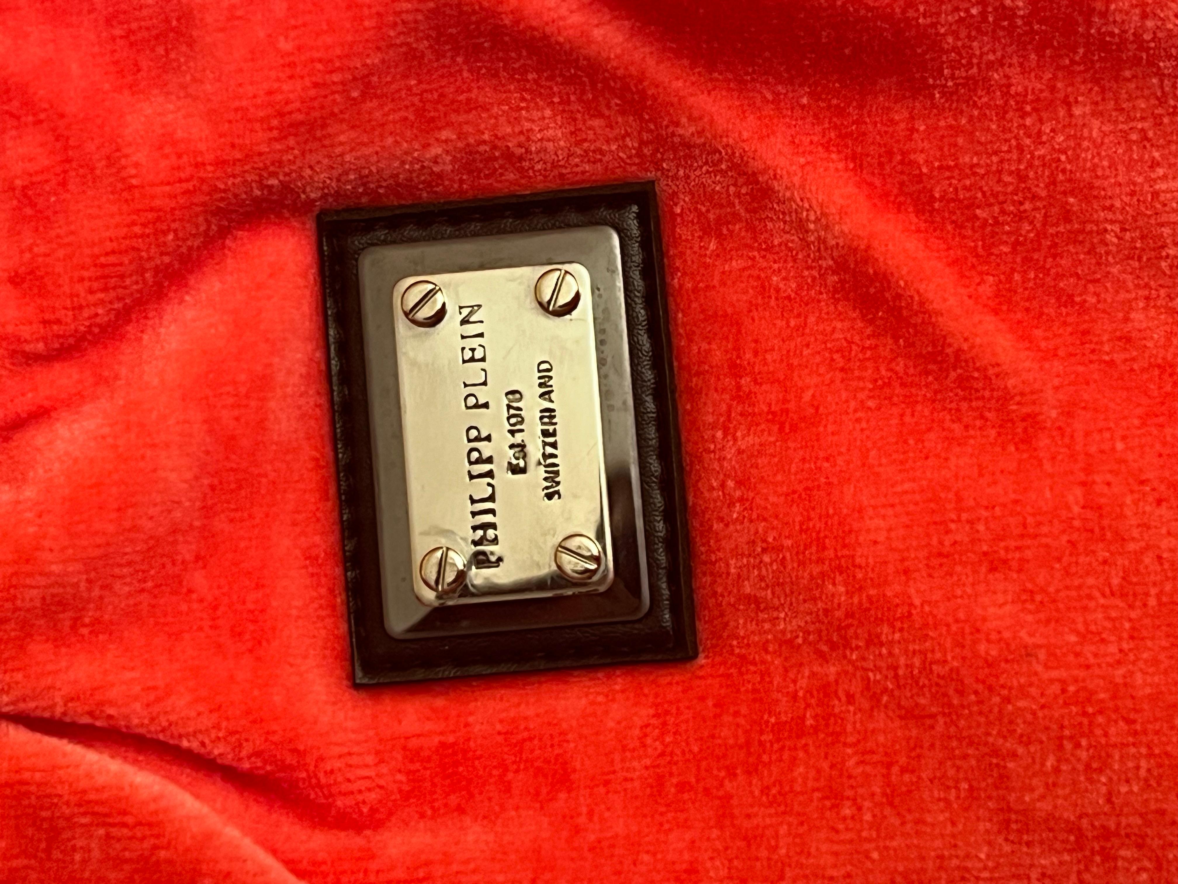 Philipp Plein Velours-Samt-Shorts im Zustand „Neu“ im Angebot in New York, NY