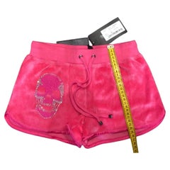 Philipp Plein Velours-Samt-Shorts