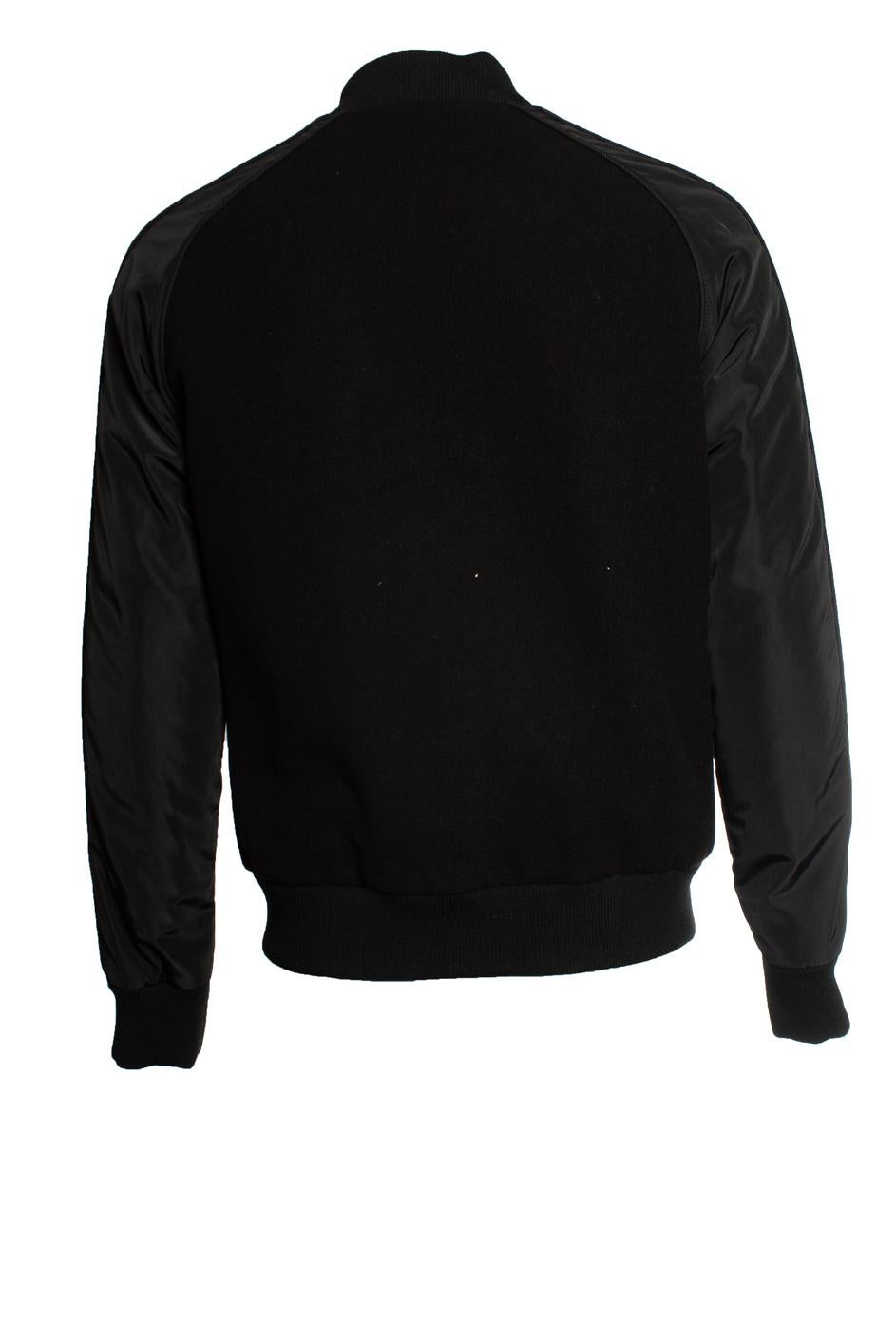 Black Philipp Plein, Wool fleece bomber For Sale