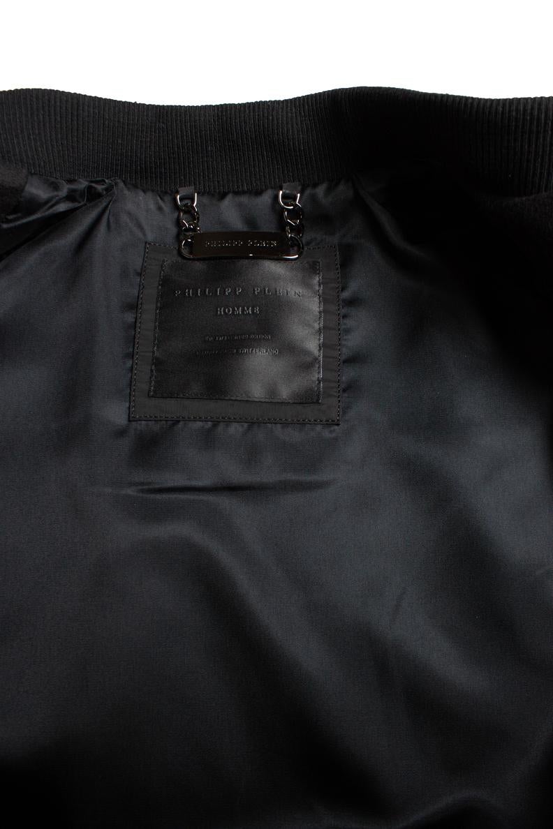 Philipp Plein, Wool fleece bomber For Sale 2