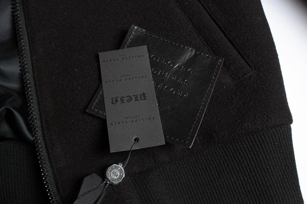 Philipp Plein, Wool fleece bomber For Sale 3