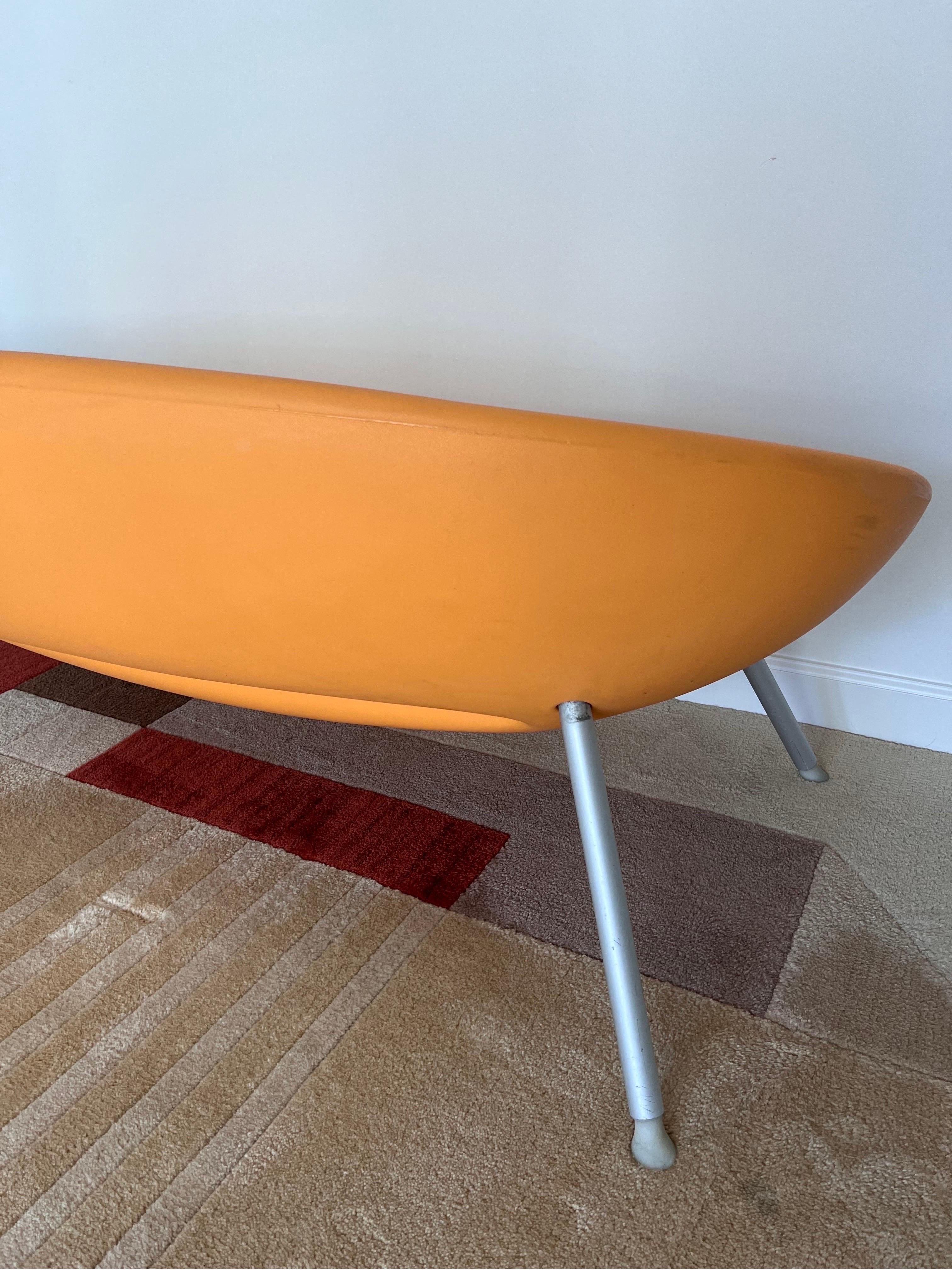 Contemporary Philipp Starck Ploof Outdoor Orange Sofa or Settee for Kartell