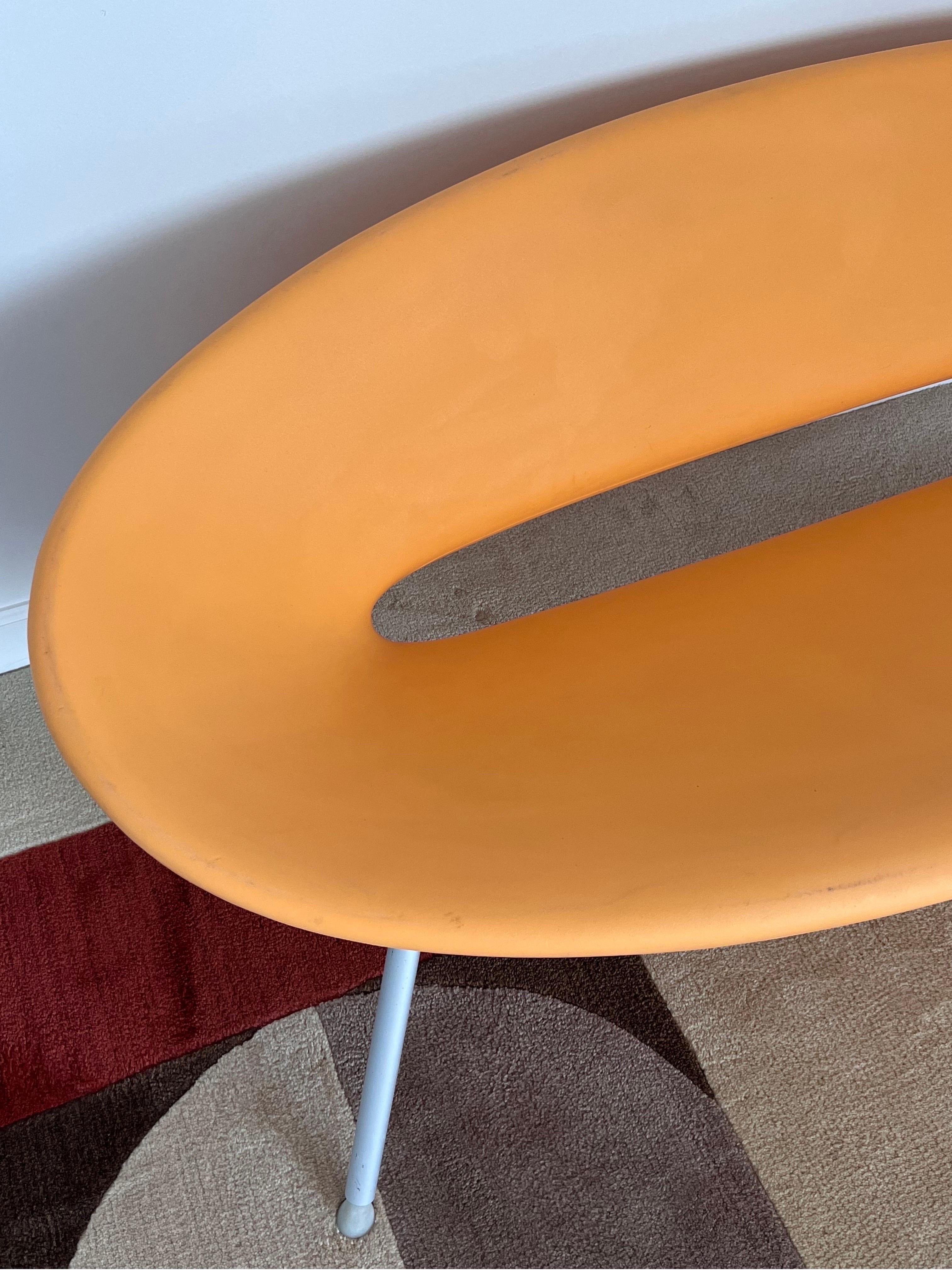 Aluminum Philipp Starck Ploof Outdoor Orange Sofa or Settee for Kartell