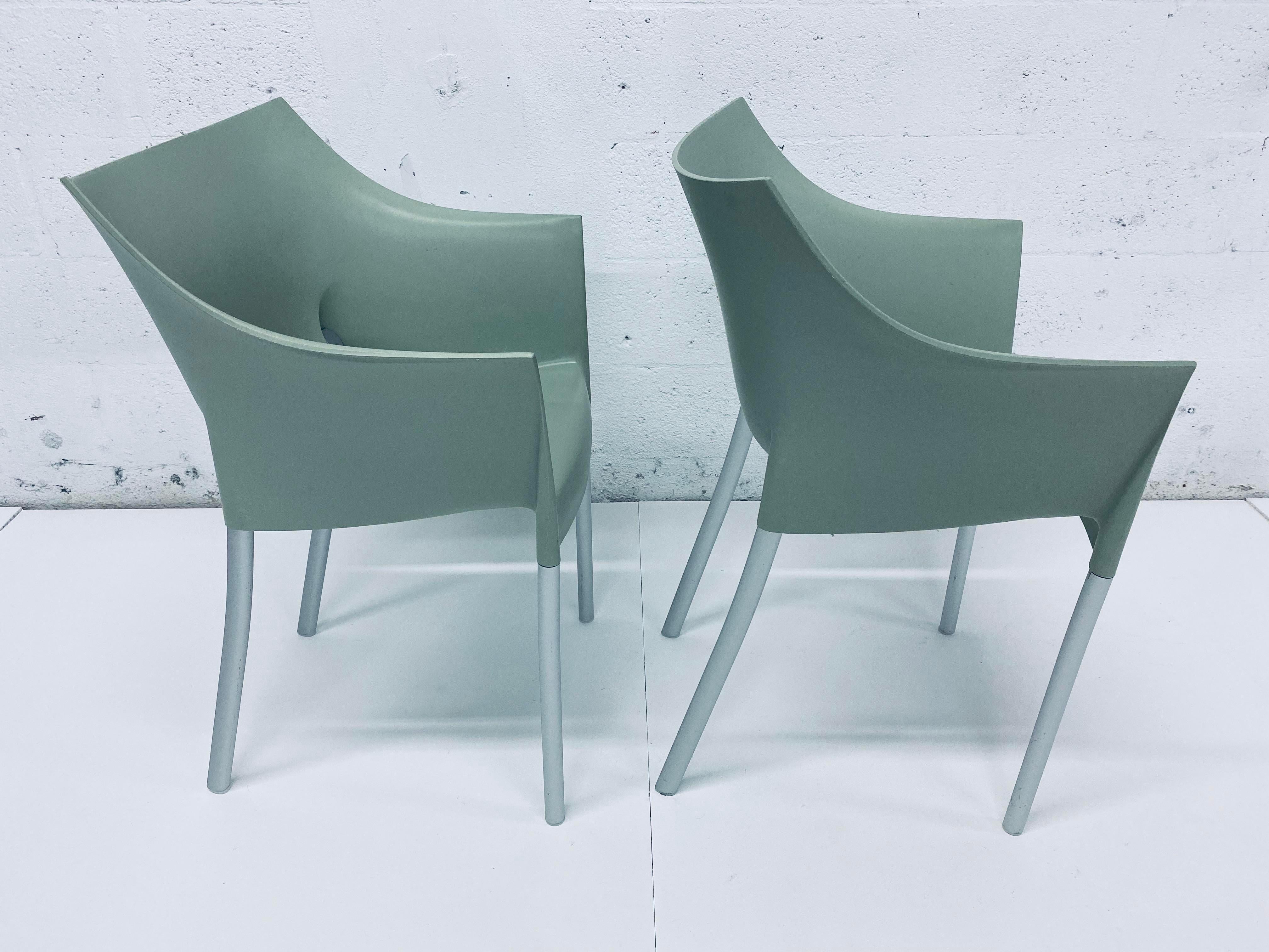 Pair of Philipp Starck “Dr. No” Chairs for Kartell In Good Condition In Miami, FL