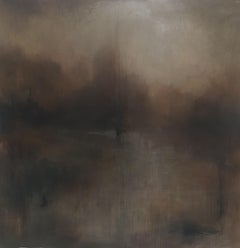Senza titolo 0015, Quadro originale, Arte d'atmosfera, Nord industriale, Romanticismo