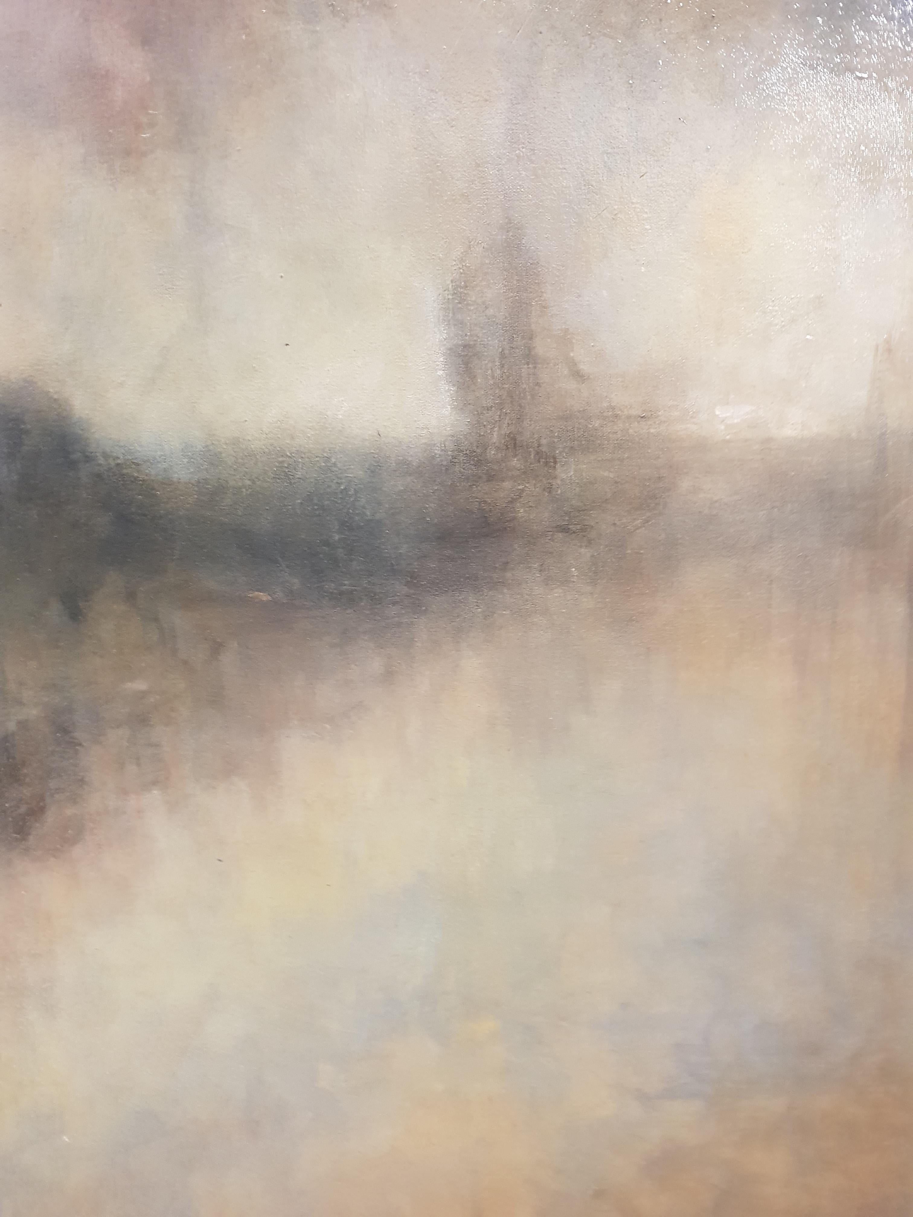 Untitled 0042, Original painting, Atmospheric Art, Industrial North, Romanticism For Sale 1
