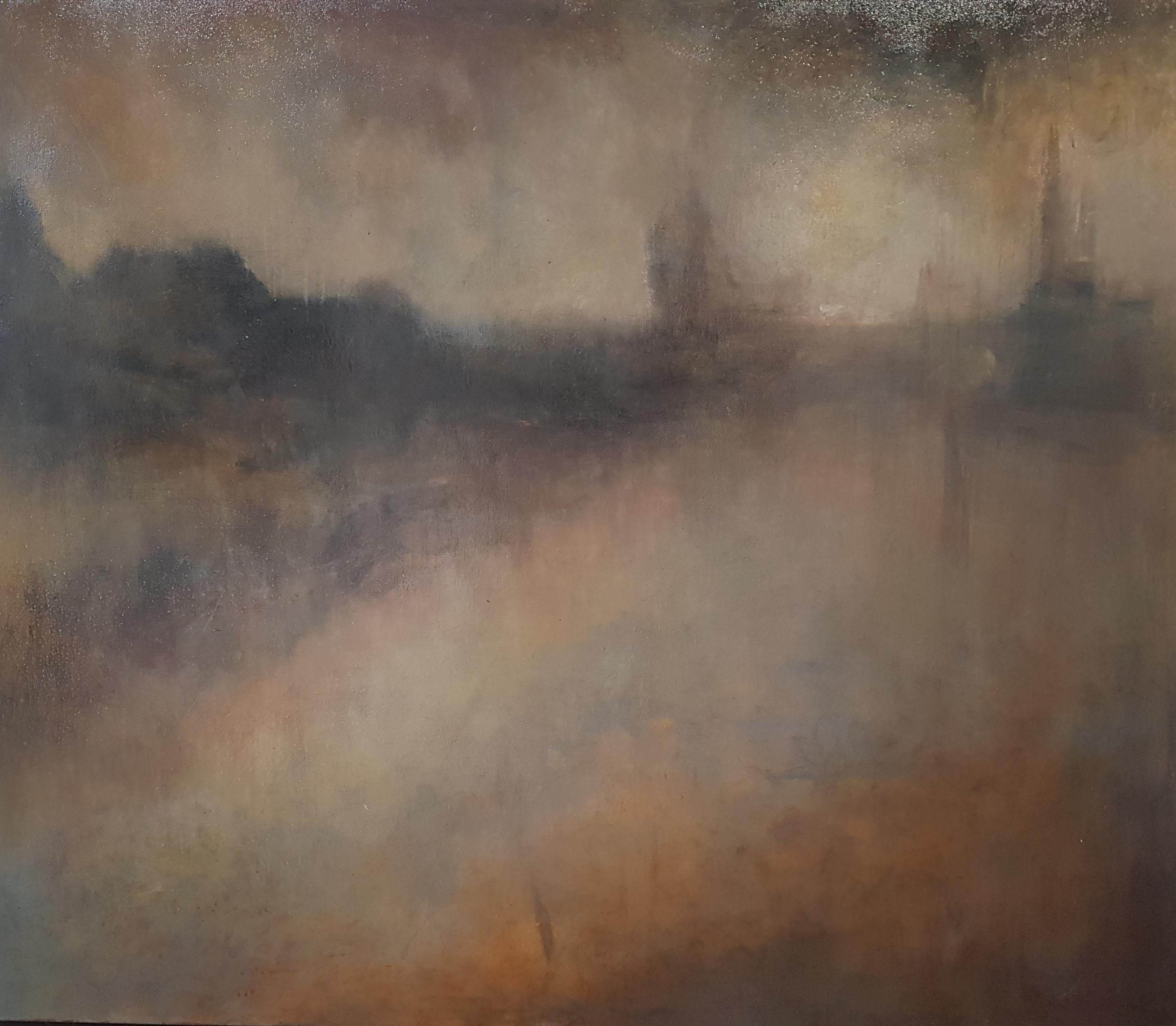 Untitled 0042, Original painting, Atmospheric Art, Industrial North, Romanticism