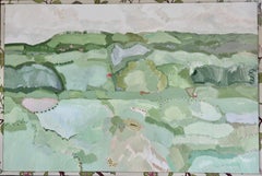 Over and Over, Originalgemälde, zeitgenössisch, abstrakt, Landschaft