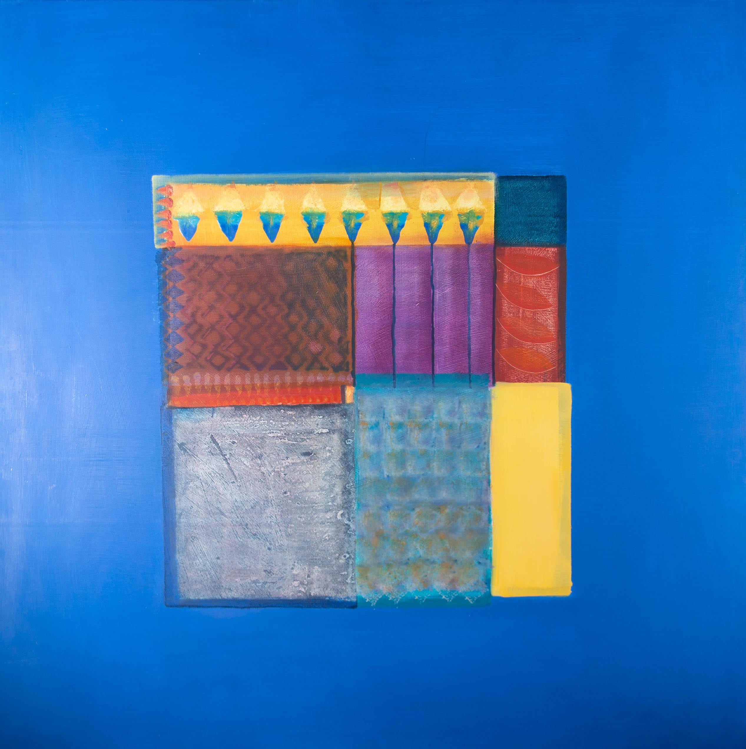 Philippa Tunstill (b.1945) - Contemporary Oil, Blue Royal 1