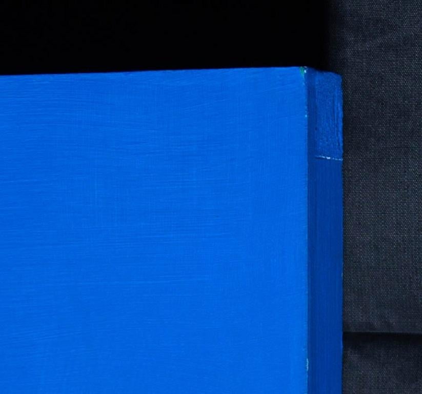 Philippa Tunstill (nata nel 1945) - Olio contemporaneo, Blue Royal in vendita 4