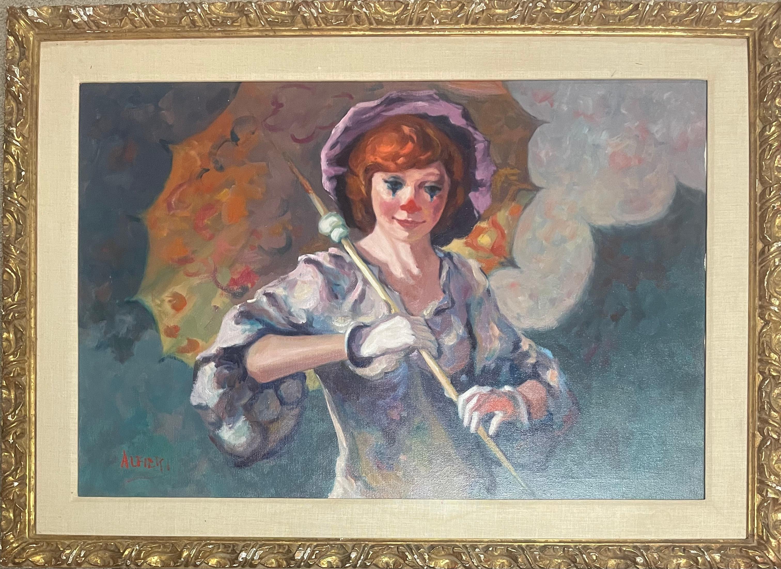philippe alfieri Original oil painting on canvas. Condition of the painting is good . Frame has some chips minor wear. Measures 43x31