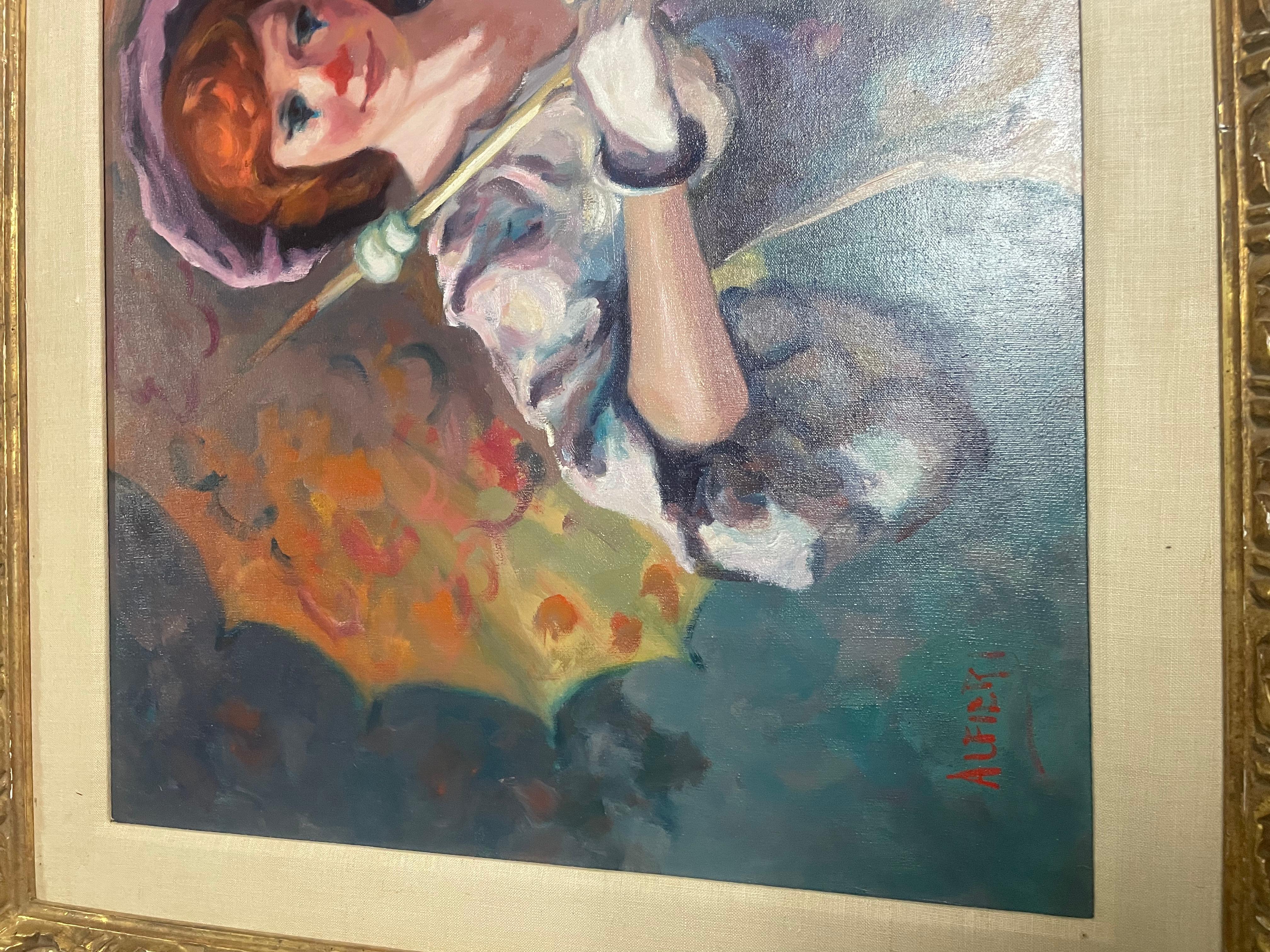 “Lady Clown with umbrella” For Sale 2
