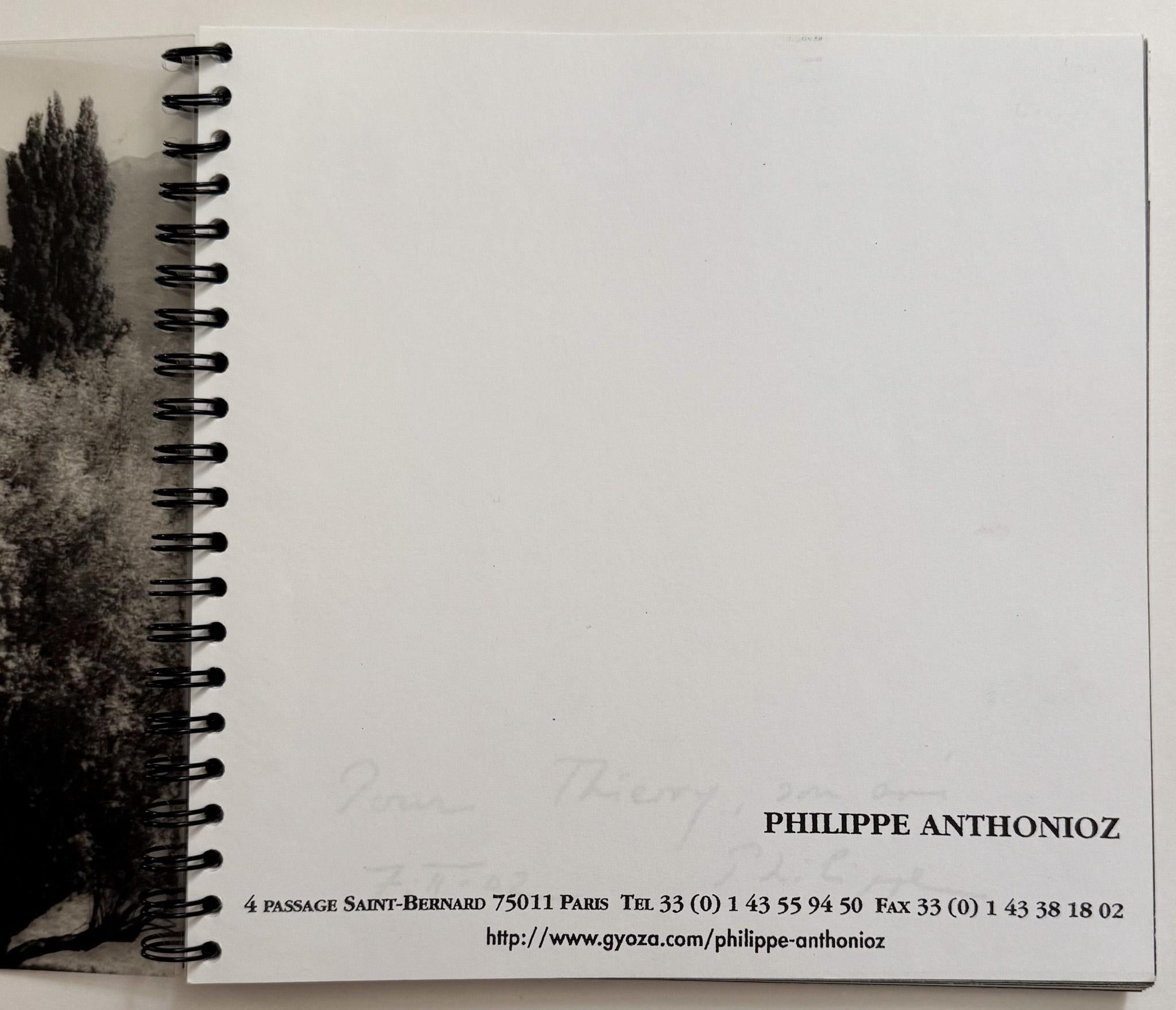 Moderno Libretto di presentazione dell'artista Philippe Anthonioz (con dedica a Thierry Despont) in vendita