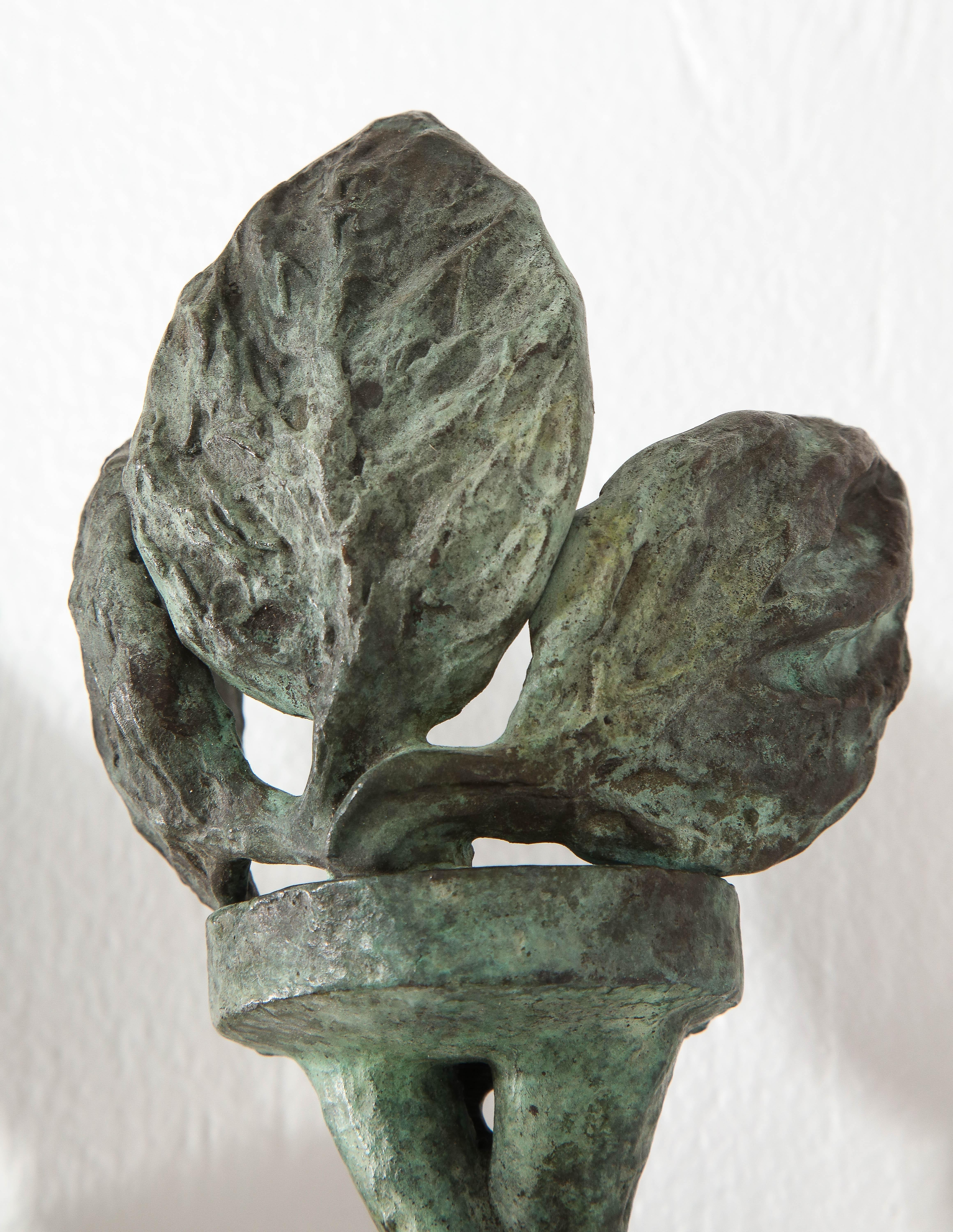 20ième siècle Paire d'appliques en bronze de Philippe Anthonioz, France, années 1960