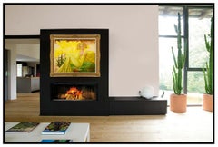 Philippe Auge Original Oil Painting on Canvas Large Signed Female Portrait Art