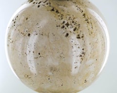 Philippe Barbier Desk Lamp in Travertine, France, circa 1970, Mid-Century Modern