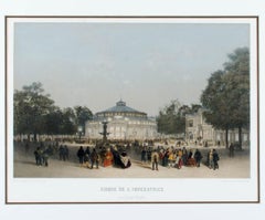 Philippe BENOIST - Cirque de L’Impératrice, Paris- Antique Print 1861